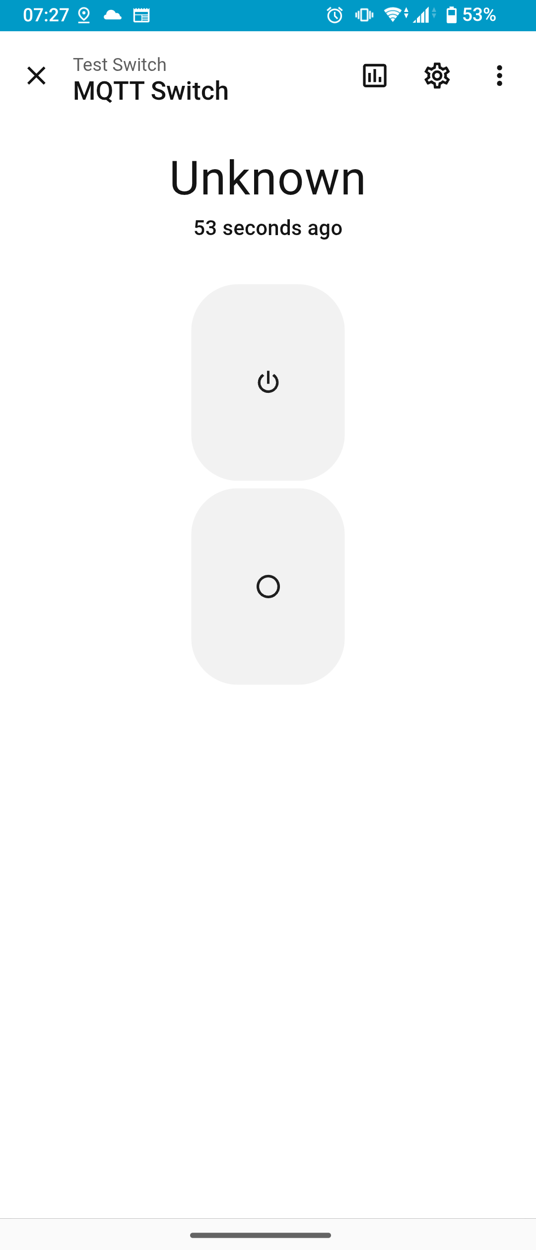 Available but unknown in Home Assistant after discovery message sent